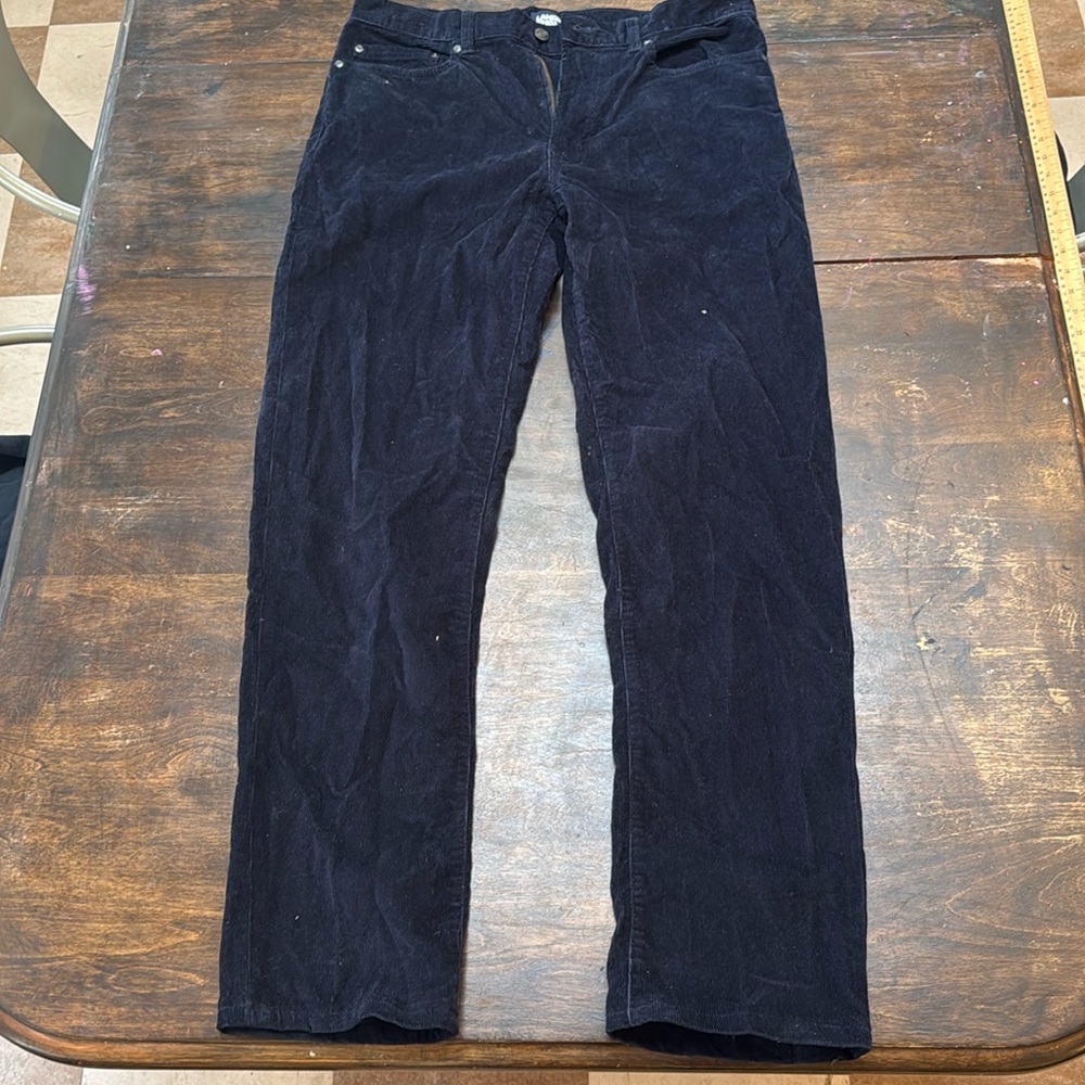 Lands' End Classic Blue Corduroy Pants